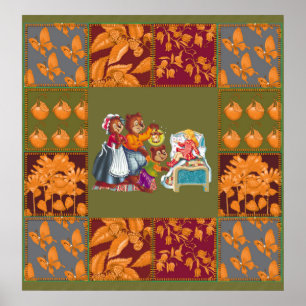 Masha und 3 Märchenbären Poster