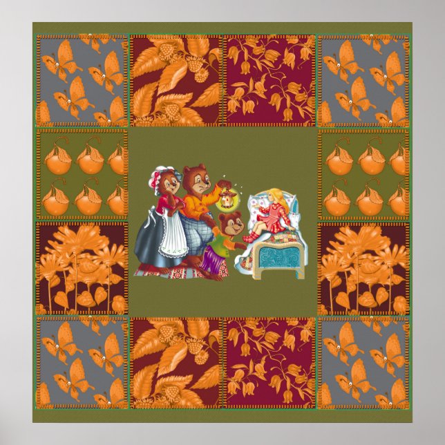 Masha und 3 Märchenbären Poster (Vorne)