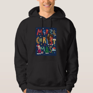 Masha und der Bär. Weihnachtskarte Hoodie