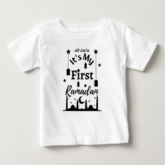 Masha'allah Es ist mein erster Ramadan Baby T-shirt (Vorderseite)
