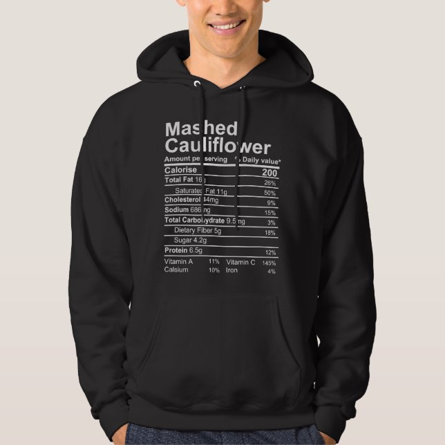 Mashed Cauliflower Hoodie (Vorderseite)