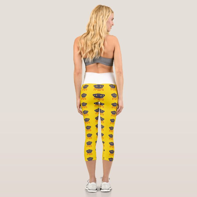 Mashiach Yoga Capri Leggings (Rückseite)