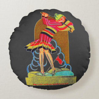 "Mashie niblick" Rundes Kissen