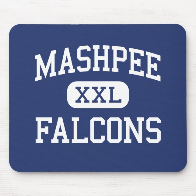 Mashpee - Falcons - hoch - Mashpee Massachusetts Mousepad (Vorne)
