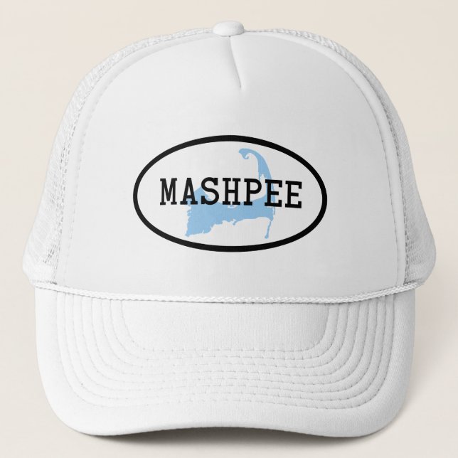 Mashpee Hut Truckerkappe (Vorderseite)