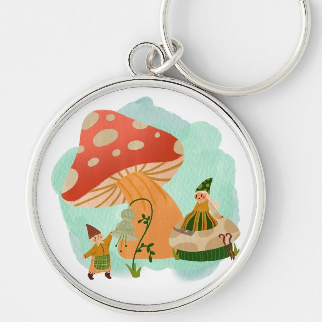 MASHROOM WORLD CHARACTERS , FANTASY, SCHLÜSSELANHÄNGER (Vorne)