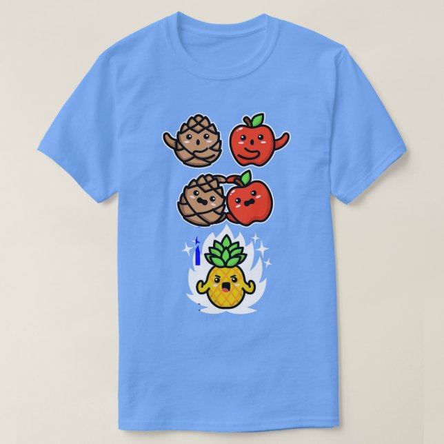 Mashup Pine Apple Fusion Super Ananas T-Shirt (Design vorne)