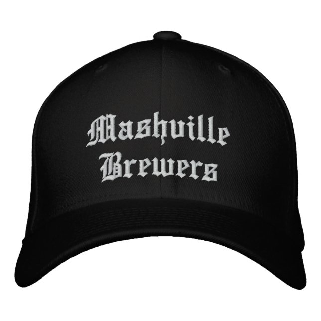 Mashville Brewers Hat Bestickte Kappe (Vorderseite)