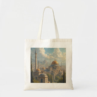Masjid al Aqsa, Palästina, Öl Malerei Tote Tasche. Tragetasche