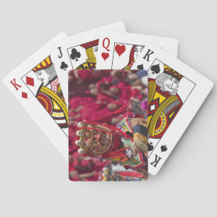 Mask dance at Tshechu Festival 3 Spielkarten