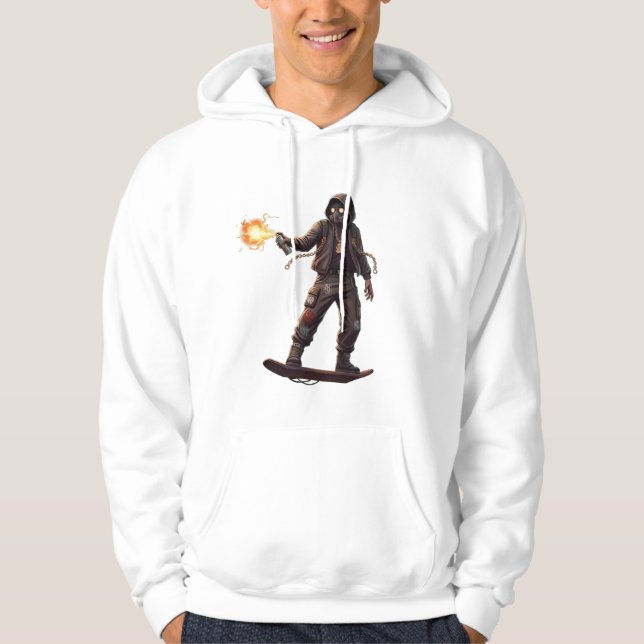 mask gas hero Playera Hoodie (Vorderseite)