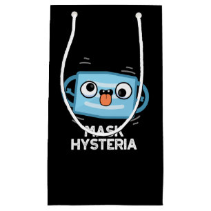 Mask Hysteria Funny Mask Pun Dark BG Kleine Geschenktüte