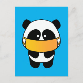 Mask Panda Postkarte