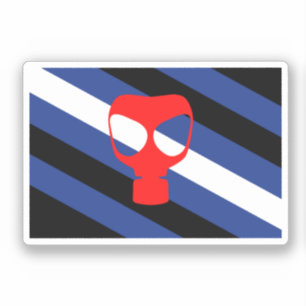 Mask Pride-Flagge Aufkleber