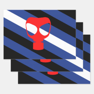 Mask Pride-Flagge Geschenkpapier Set