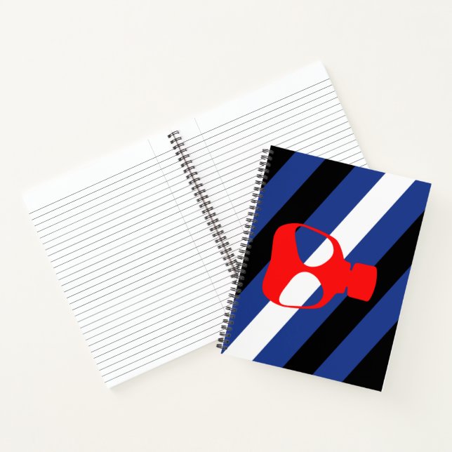 Mask Pride-Flagge Notizbuch (Innenseite)