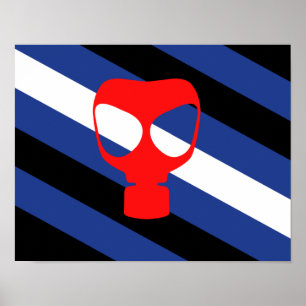Mask Pride-Flagge Poster