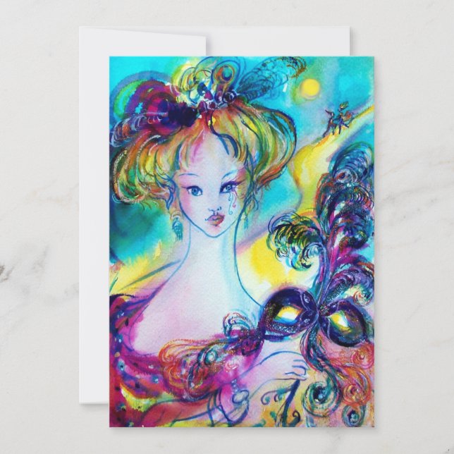 MASK / Venezianischer Maskenball, Gold Ankündigung (Vorderseite)