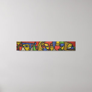 Maske 2 leinwanddruck