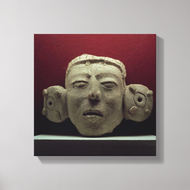 Maske, 500-900 AD Leinwanddruck (Vorderseite)