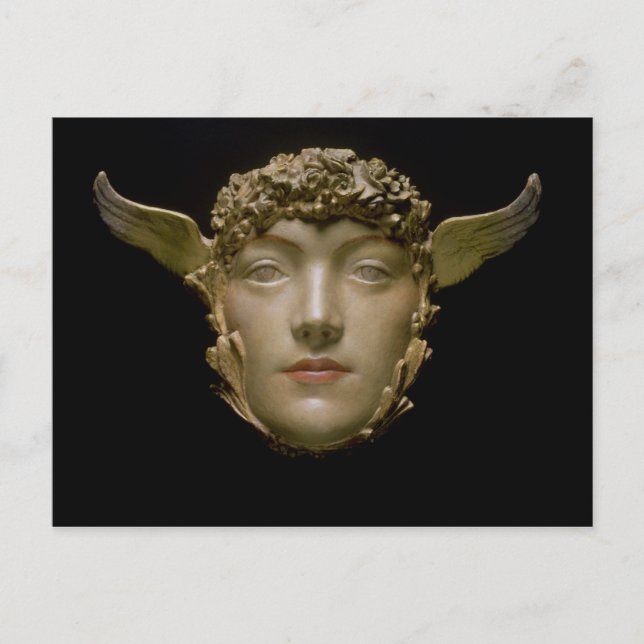 Maske, c.1897 postkarte (Vorderseite)