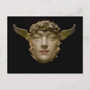 Maske, c.1897 postkarte