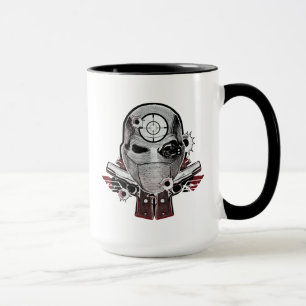 Maske der Selbstmord-Gruppen-  Deadshot u. Tasse