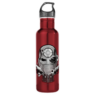 Maske der Selbstmord-Gruppen-  Deadshot u. Trinkflasche