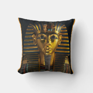Maske des altägyptischen Pharaos, King Tut goldene Kissen