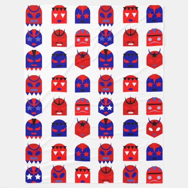 Maske Fleecedecke (Vorderseite)