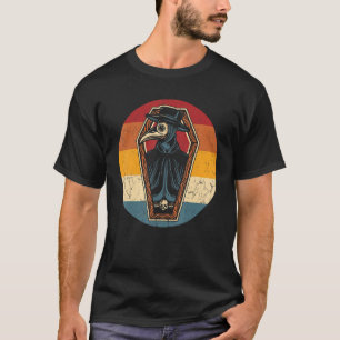 Maske für Mens Plague Doctor Vintag Medievel Beak T-Shirt