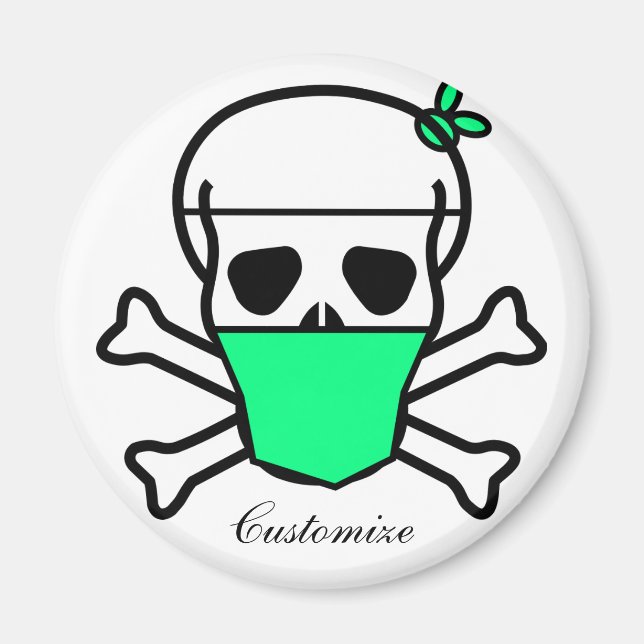 Maske für Schädeltrage Thunder_Cove Magnet (Vorne)