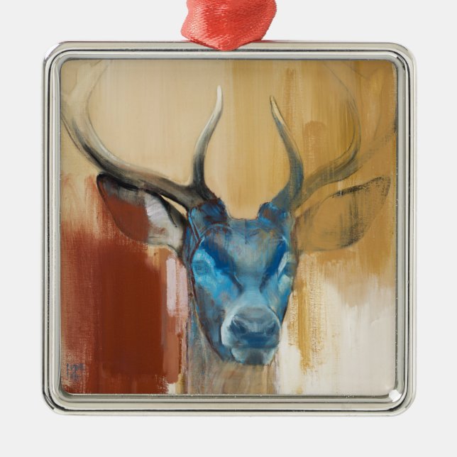 Maske Ornament Aus Metall (Vorne)