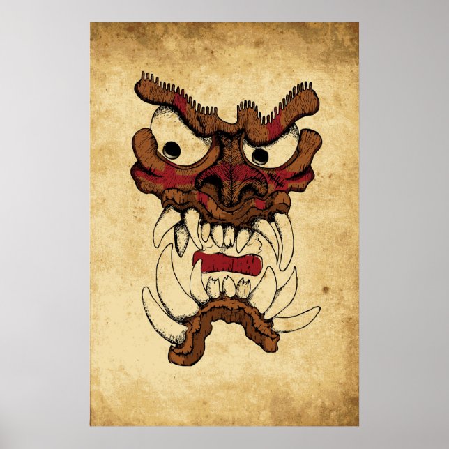 Maske Poster (Vorne)