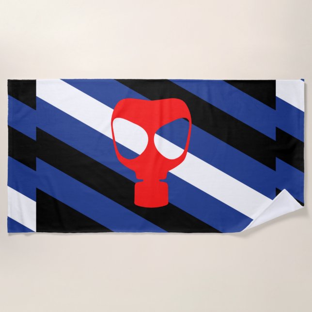 Maske-Pride-Markierung Strandtuch (Vorderseite)