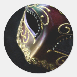 Maske Runder Aufkleber