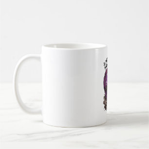 Maske sagt uns mehr als Gesicht Halloween Hexe Apf Kaffeetasse