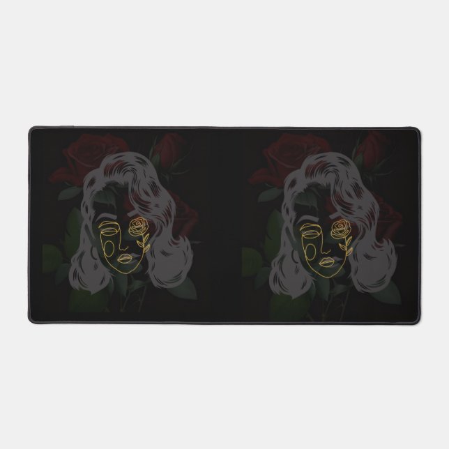 Maske  schreibtischunterlage (Vorderseite)
