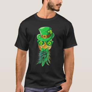 Maske Swinger Auf den Kopf Ananas St Patrick's Da T-Shirt