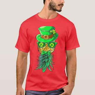 Maske Swinger Auf den Kopf Ananas St Patrick's Da T-Shirt