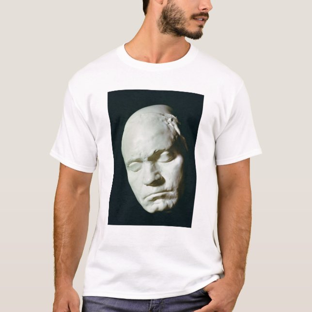 Maske von Beethoven, genommen vom Leben im Alter T-Shirt (Vorderseite)