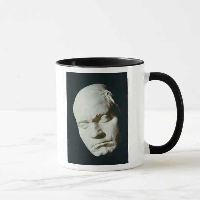 Maske von Beethoven, genommen vom Leben im Alter Tasse (Rechts)