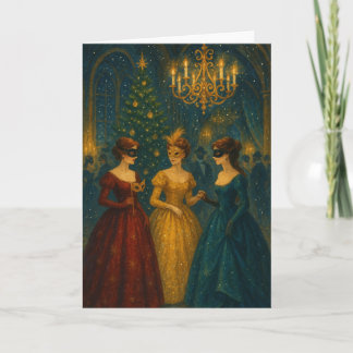 Masked Ball Christmas Card Karte