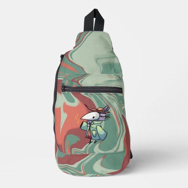 Masked bird crossbody bag (Vorderseite)