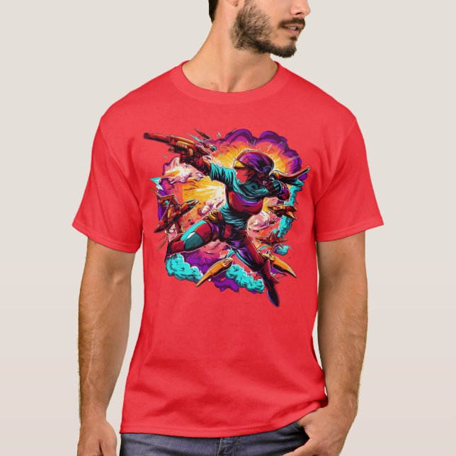 Masked Heroakes Flight friends T-Shirt (Vorderseite)