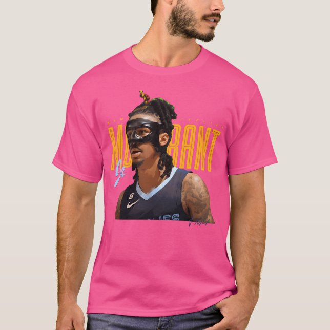 Masked Ja Morant T-Shirt (Vorderseite)