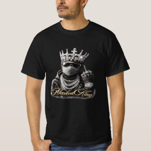 Masked King Streetwear Grafik-T-Shirt T-Shirt
