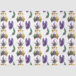 Masked Mardi Gras Series Design 6 Seidenpapier