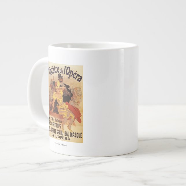 MaskedBall am Theater de l'Opera Jumbo-Tasse (Vorderseite Links)