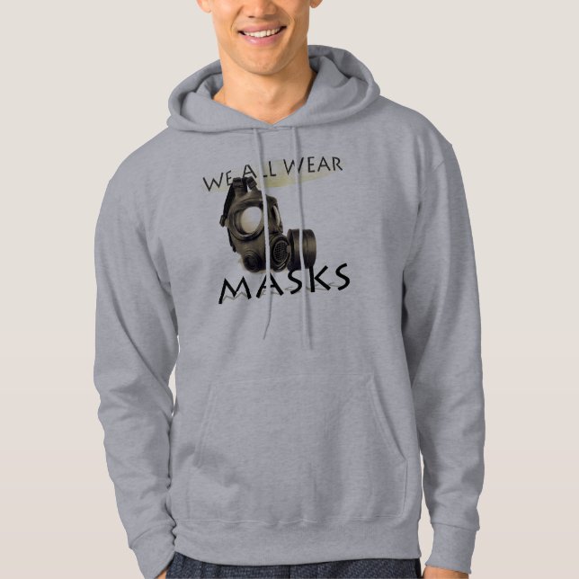 Masken Hoodie (Vorderseite)